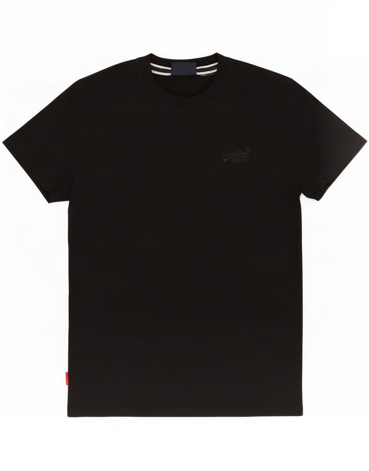 Superdry T-shirt pour homme en coton noir moyen