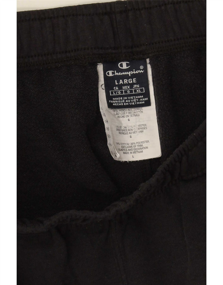 Champion Pantalon de survêtement court pour homme Large en coton noir
