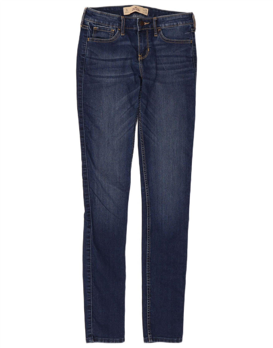 HOLLISTER Jean super skinny W26 L33 bleu coton femme