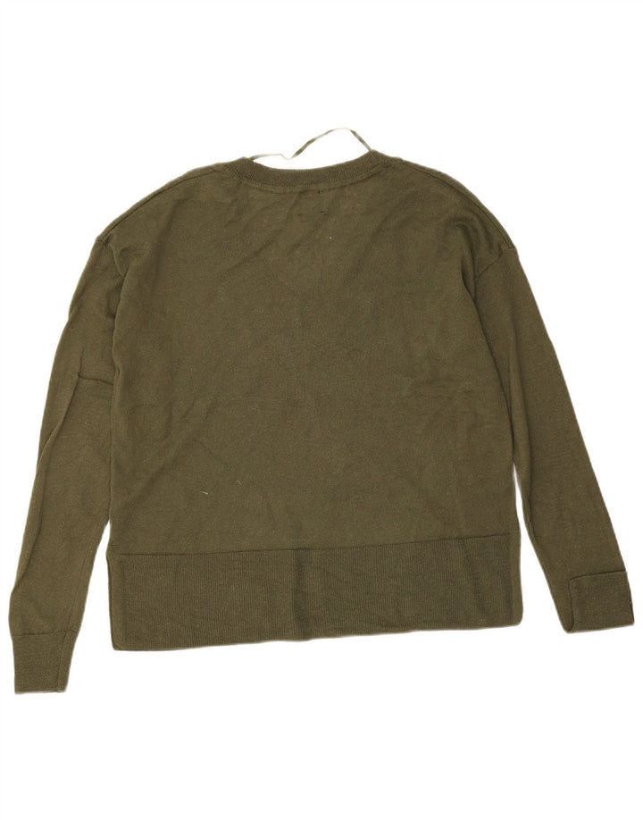 Gap Pull surdimensionné à col en V pour femme UK 10 Petit Vert