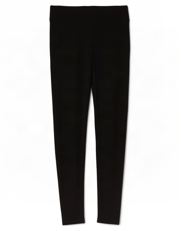 Marks & Spencer Leggings Femme UK 12 Coton Noir Moyen