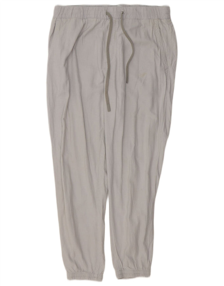 Zara Pantalon Chino Joggers Femme Large W32 L28 Gris