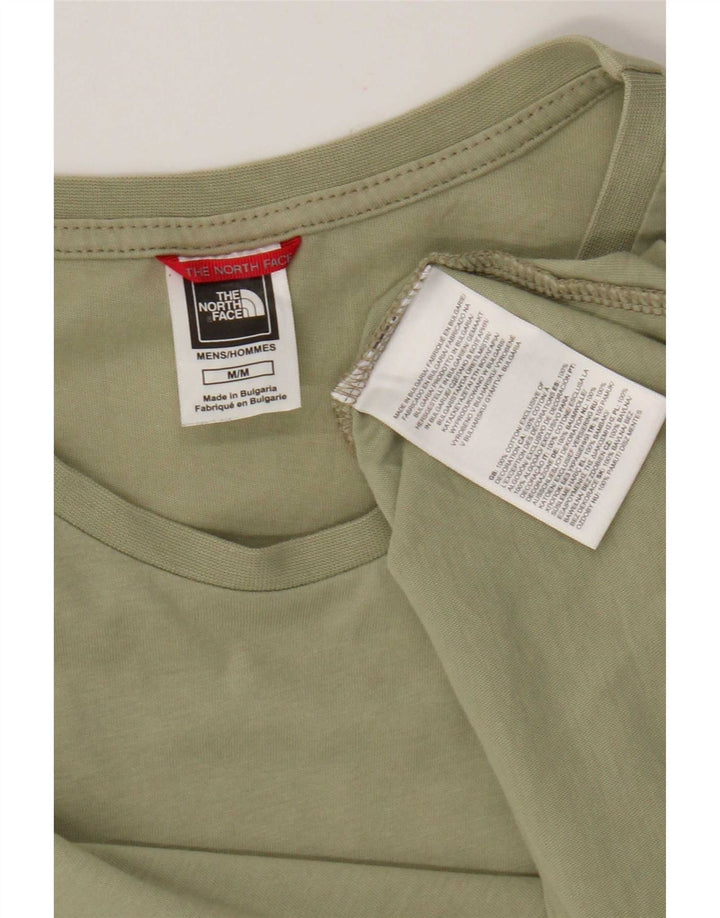 The North Face T-Shirt Homme Top Kaki Moyen Coton