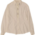 ROCCOBAROCCO Chemise Femme UK 12 Medium Blanc