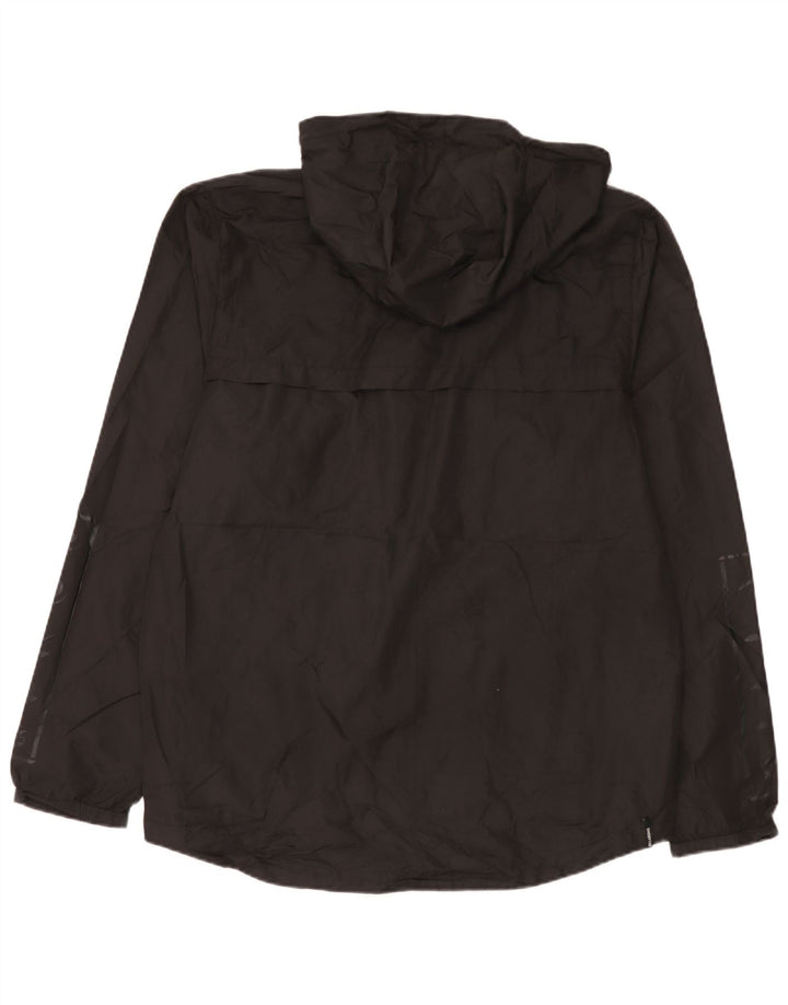 Billabong Veste de pluie à capuche graphique pour hommes UK 44 2XL Noir Polyester