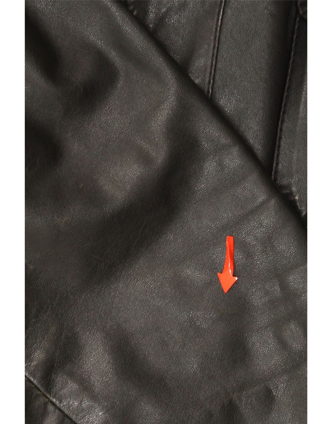 Zeiler Veste en cuir pour homme UK 40 Large Noir