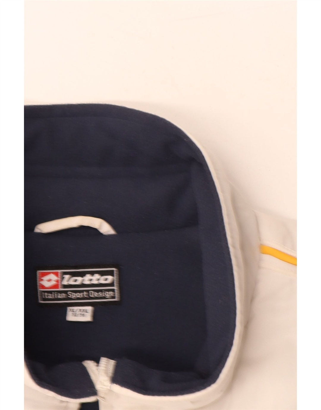 LOTTO Gilet matelassé graphique pour hommes IT 52 XL Blanc Polyester