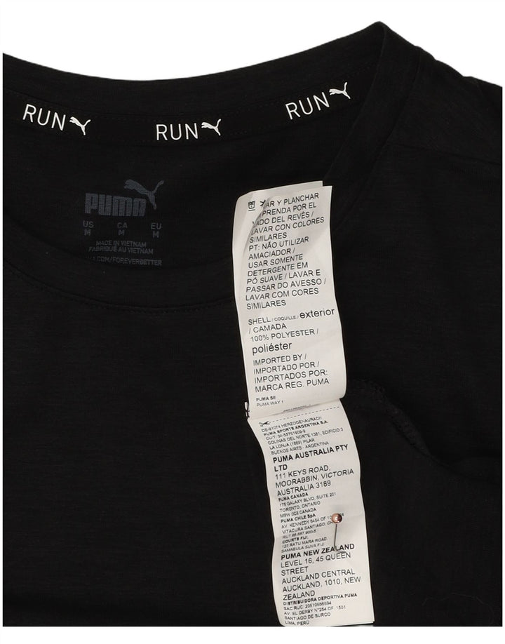 Puma T-Shirt Homme Noir Moyen Polyester