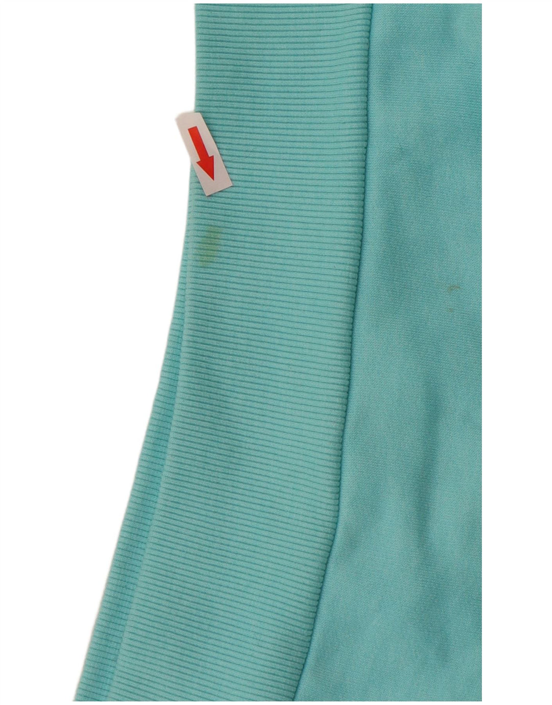 WEIRD FISH Pull à capuche graphique pour femme UK 10 Petit coton turquoise