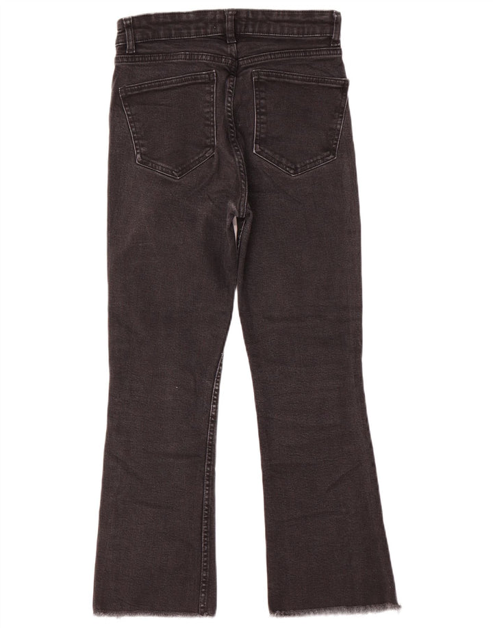 Zara Jean court bootcut pour femme EU 38 Small W28 L25 Noir