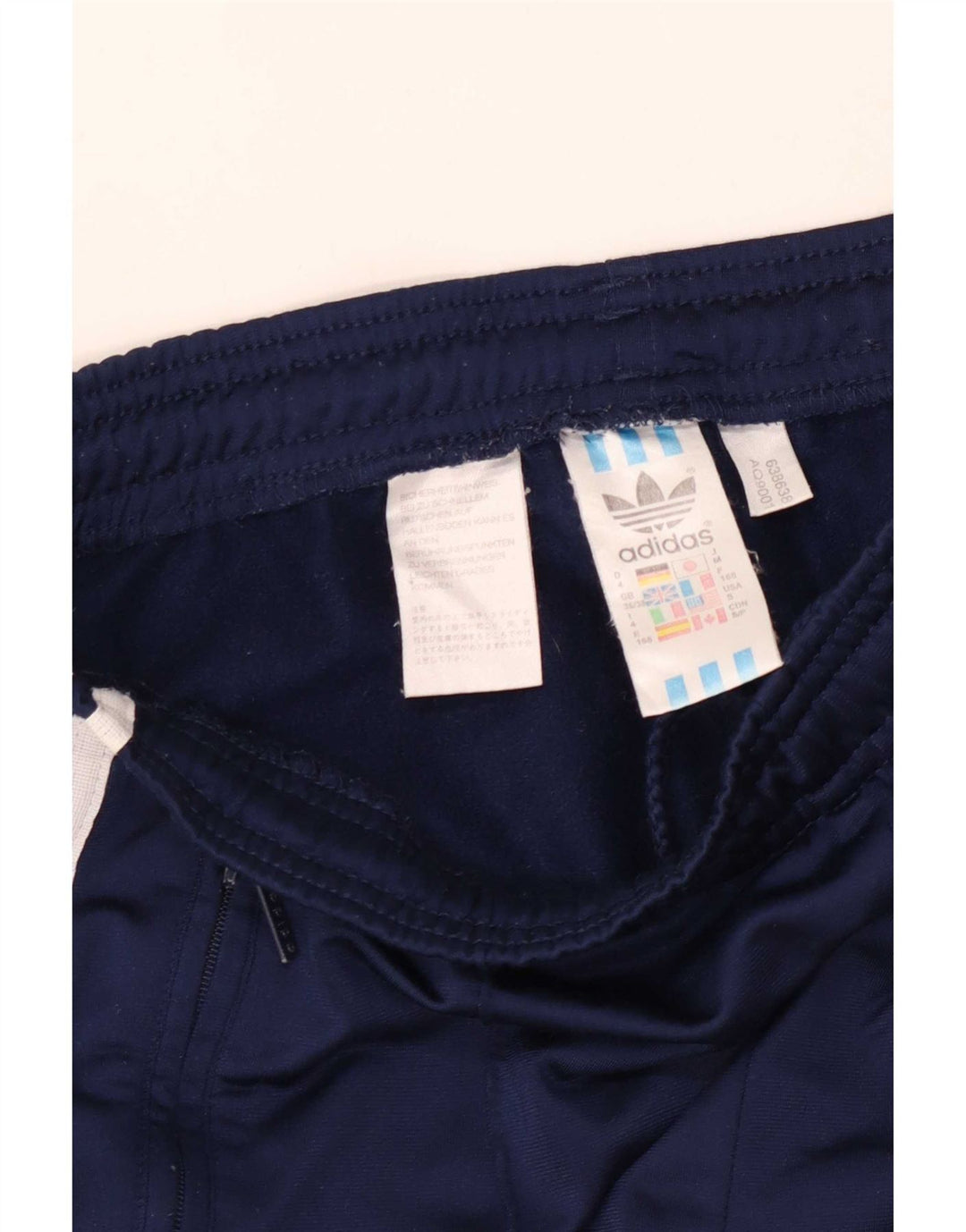 Adidas Pantalon de survêtement pour homme UK 36/38 Small Bleu marine Polyester