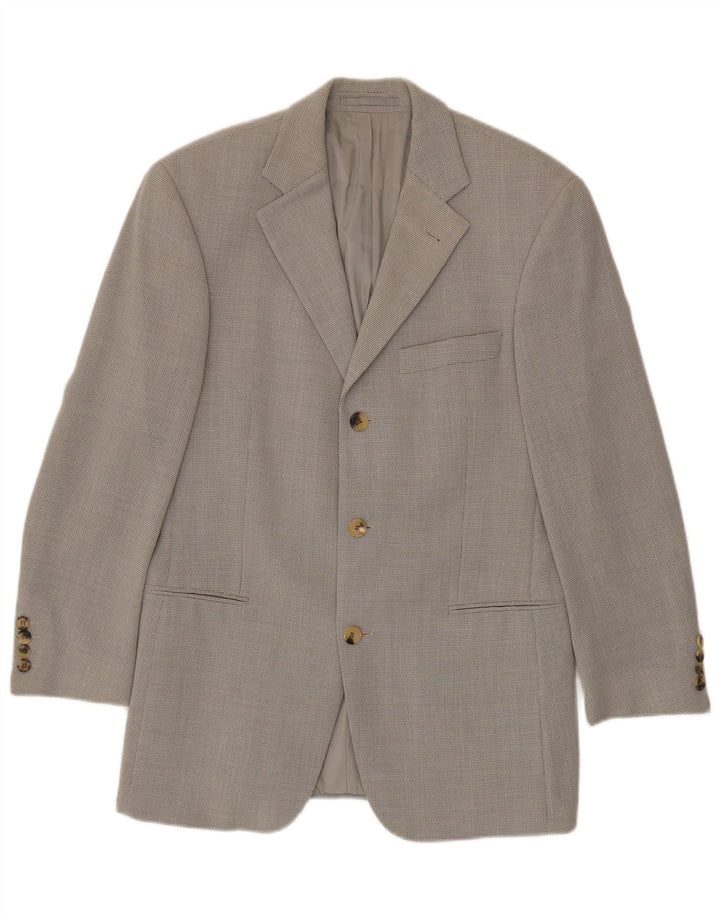 Hugo Boss Veste blazer à 3 boutons pour homme EU 44 XS Gris laine vierge