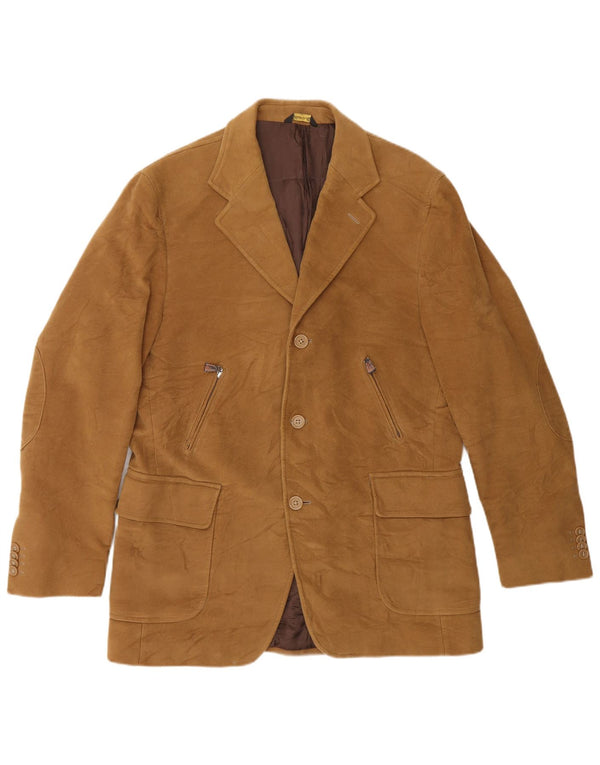 Duca Visconti Di Modrone Veste blazer 3 boutons pour homme IT 50 Large Beige