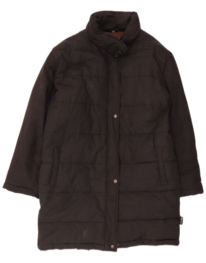 Brugi Manteau Rembourré Femme IT 46 Large Noir Polyester