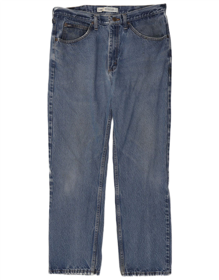 Lee Jean droit coupe droite W36 L32 pour homme en coton bleu