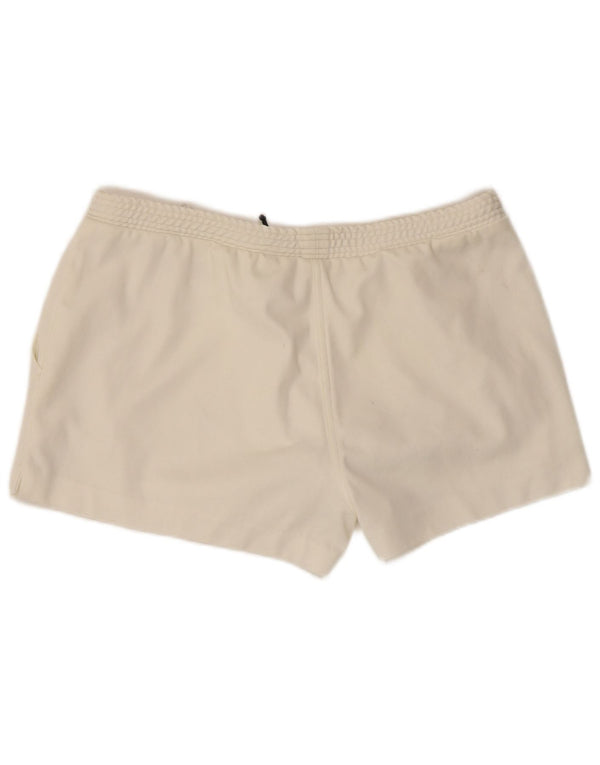 Belfe Short de sport pour femme UK 14 Large Blanc cassé Polyester