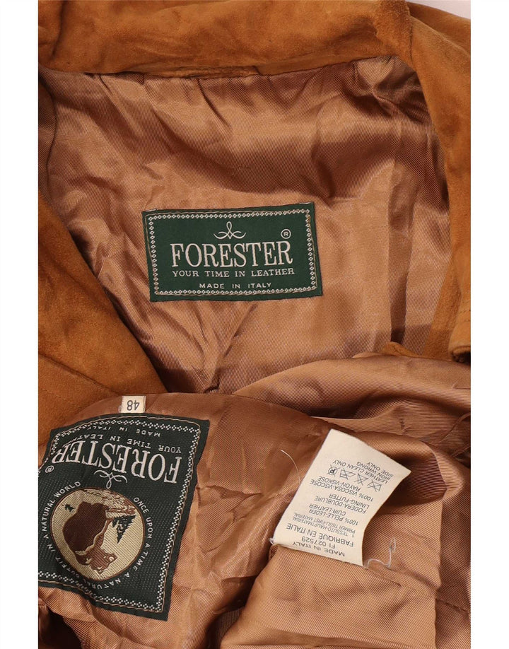 Forester Manteau Oversize Femme IT 48 XL Cuir Marron