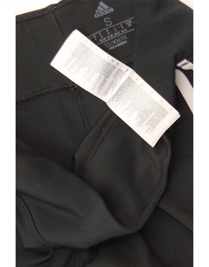 Adidas Climalite Leggings UK 8/10 Petit Noir Polyester