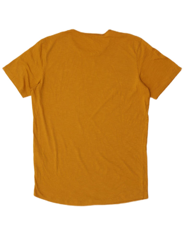 Jack & Jones T-Shirt Regular Fit Homme Jaune Moyen Coton