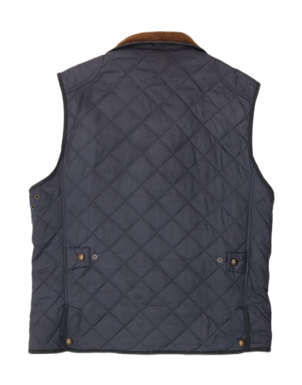 Polo Ralph Lauren Gilet matelassé pour homme UK 40 Large Bleu marine Polyester