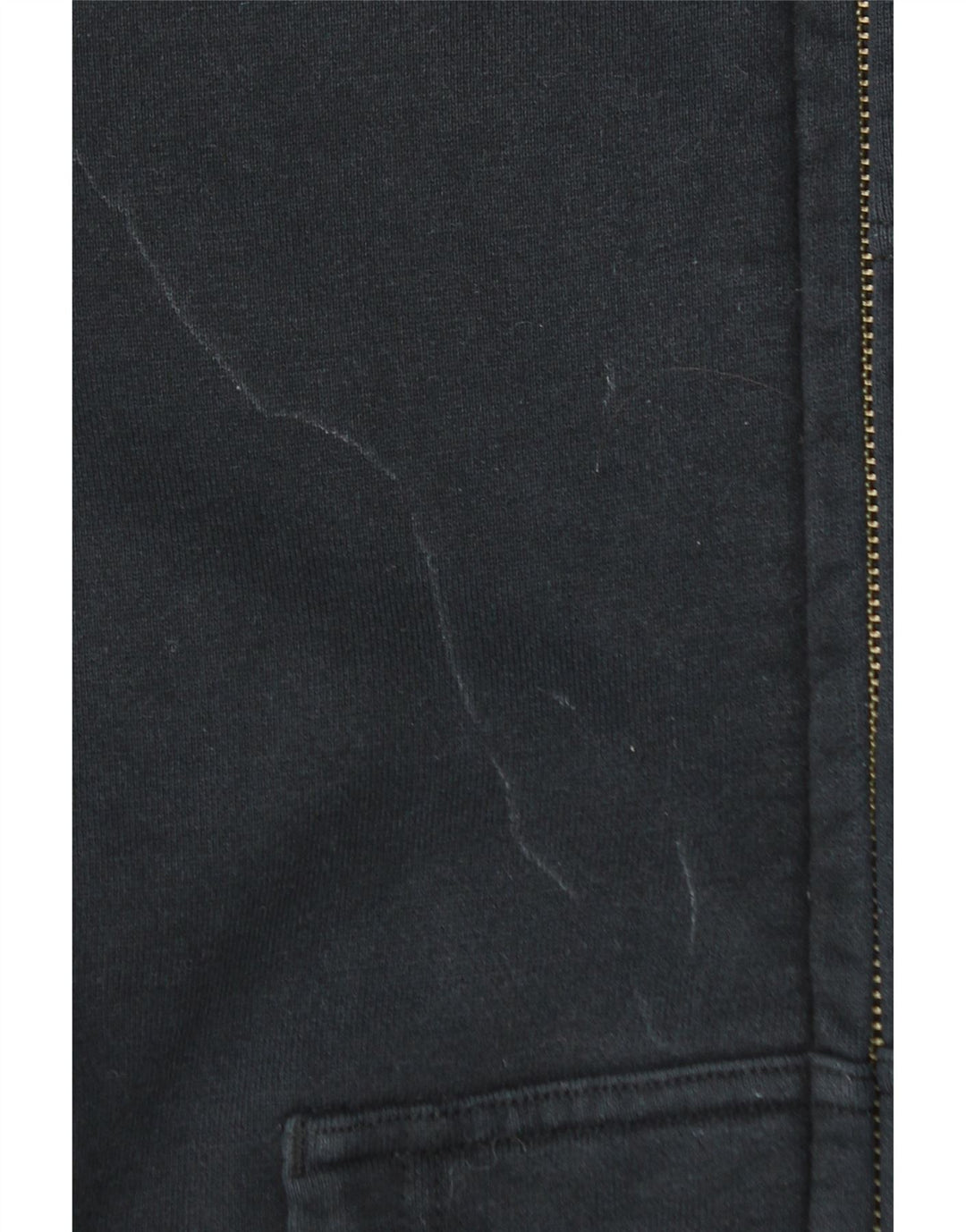 NIKE Pull à capuche zippé pour homme Petit coton noir