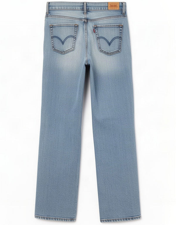 Levi's Womens 512 Jean bootcut amincissant taille haute US 14 XL W32 L31 Bleu