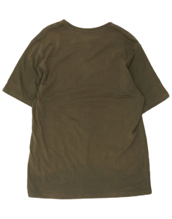 Champion T-Shirt Graphique Homme Top XL Kaki Coton