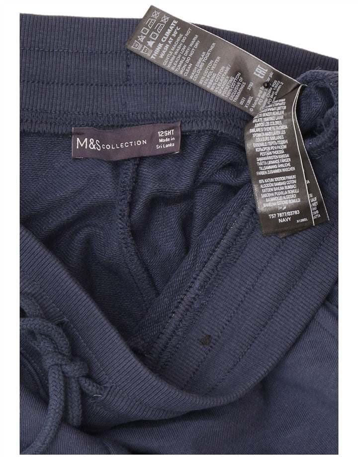 Marks & Spencer Pantalon de survêtement pour femme Bleu marine moyen UK 12