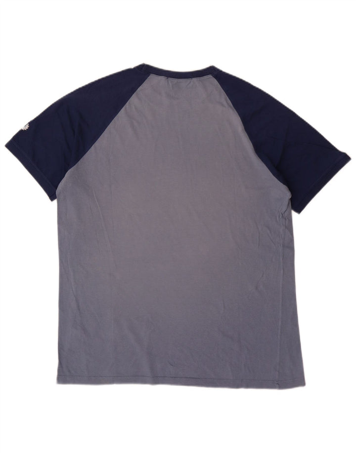FRED PERRY Tee-Shirt Graphique Homme Bleu Moyen Colourblock