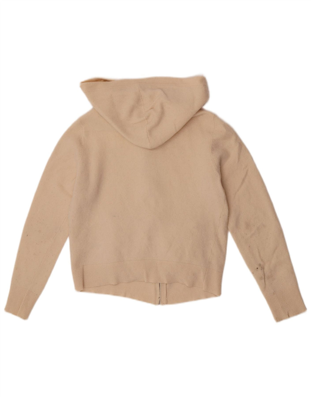 Reiss Cardigan court pour femme UK 42 en laine blanc cassé moyen