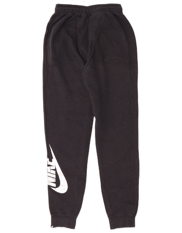 Nike Pantalon de survêtement graphique pour femme Joggers UK 6 XS Noir Coton Sports