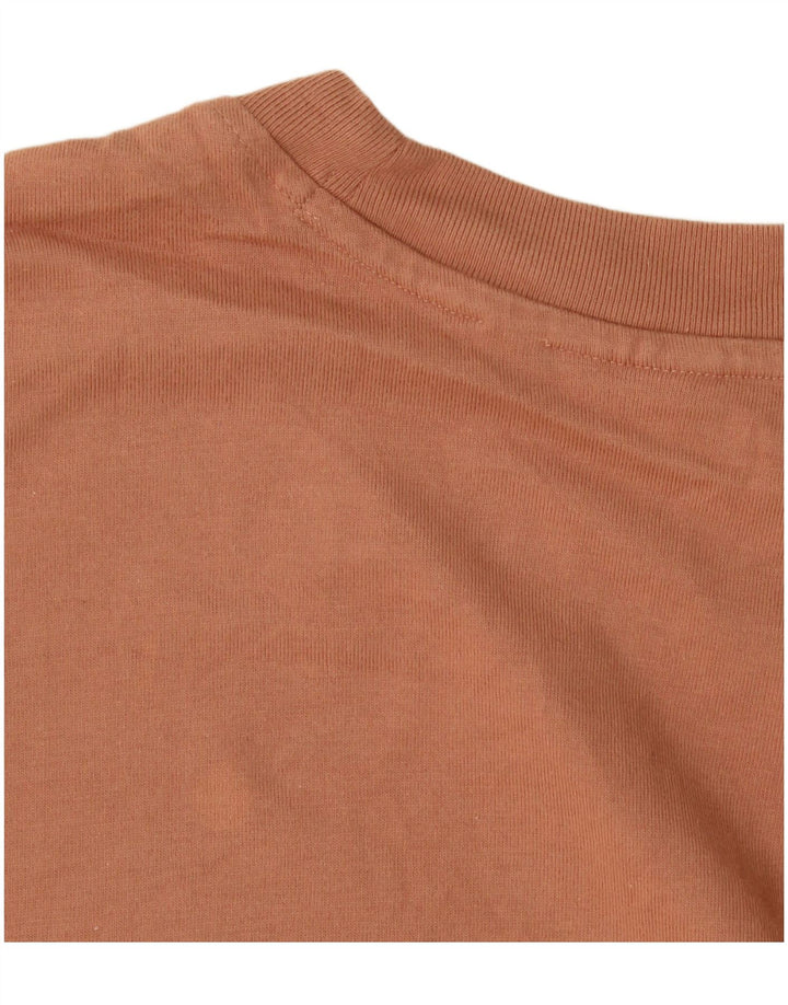 Adidas T-Shirt Homme Top Marron Moyen Coton
