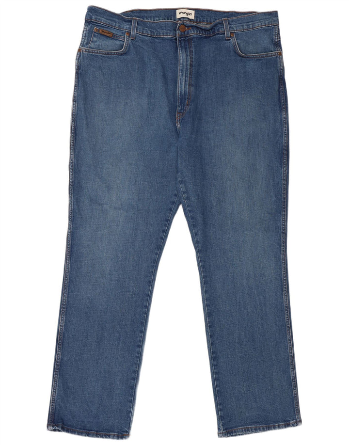 Wrangler Jean Droit Texas Homme W44 L32 Bleu Coton