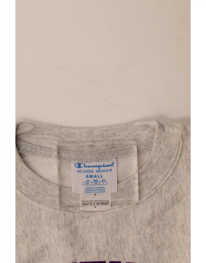 Champion Sweat-Shirt Graphique Homme Petit Gris Coton