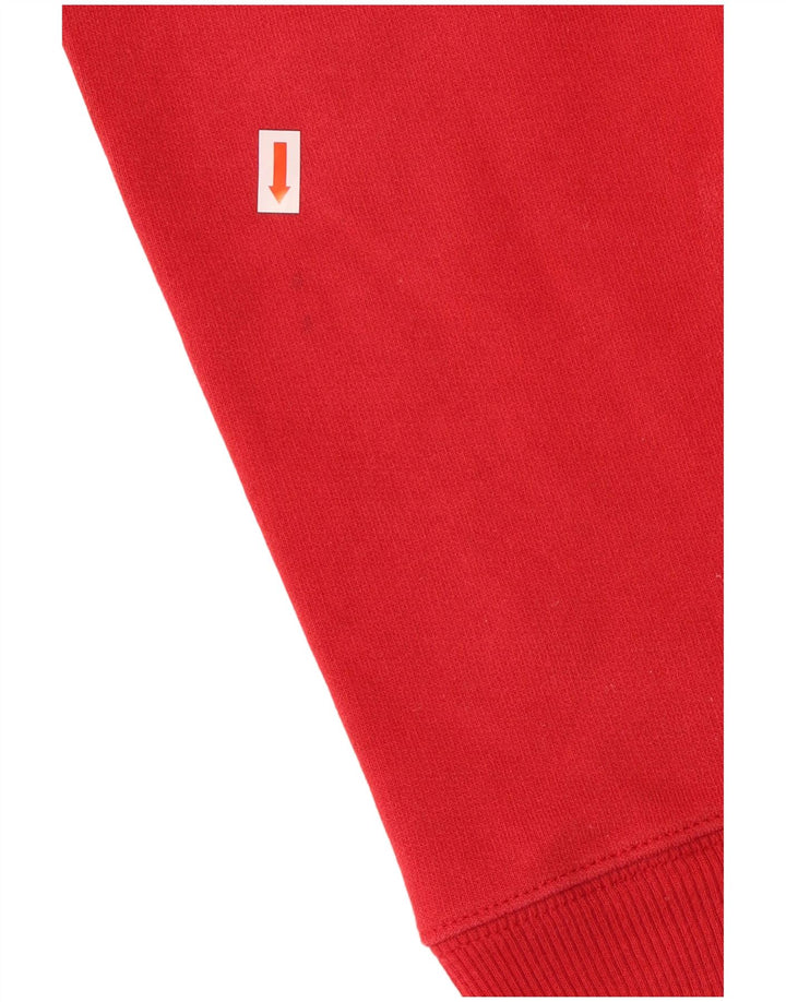 Lee Pull à col rond pour garçon 13-14 ans Rouge Coton