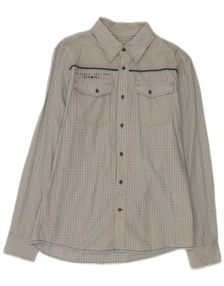 O'Neill Chemise Slim Graphique Homme Bleu Moyen à Carreaux Coton