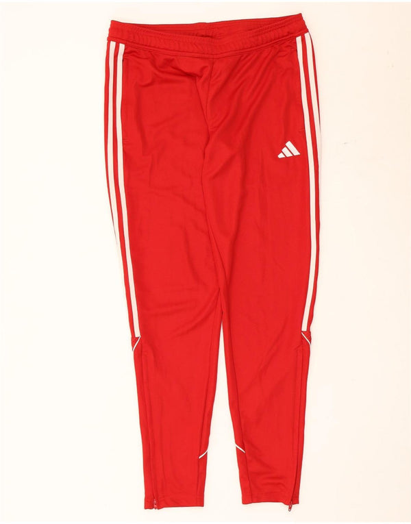 Adidas Pantalon de survêtement Aeroready Regular Fit pour femme UK 14 Rouge moyen