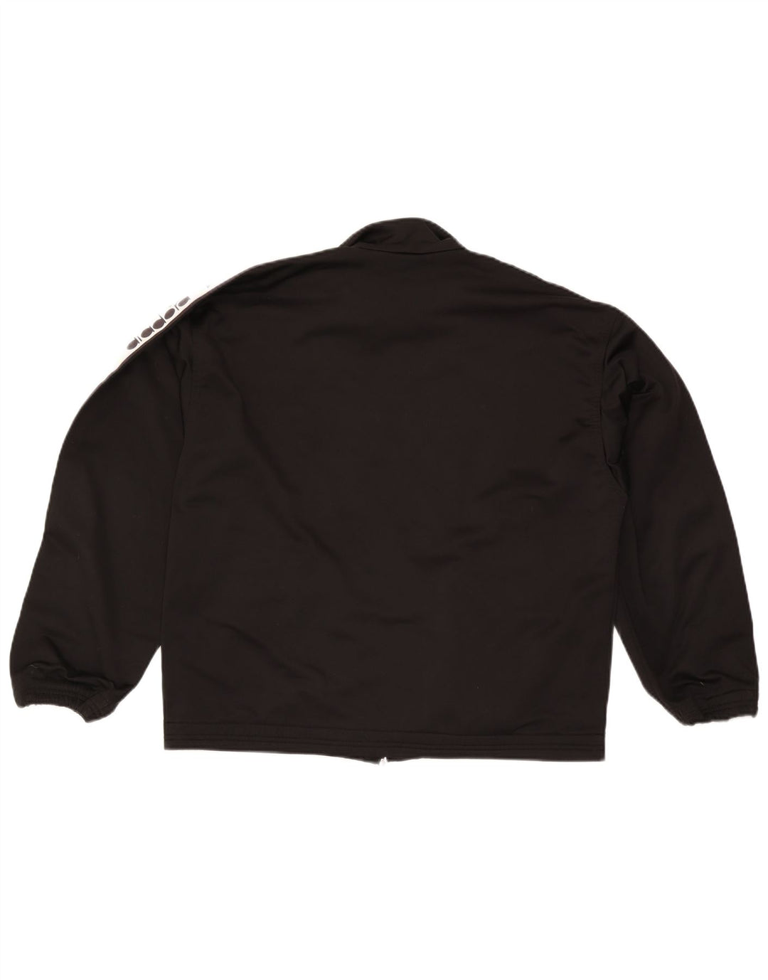 Diadora Veste de survêtement graphique pour homme UK 38 Medium Noir Colourblock