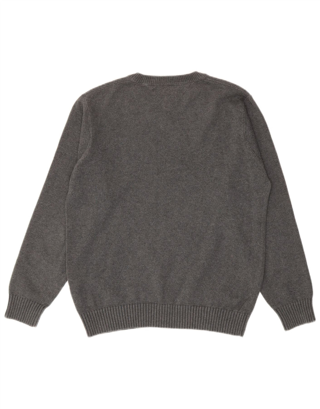 Tommy Hilfiger Pull Ras du Cou Homme Gris Moyen Coton