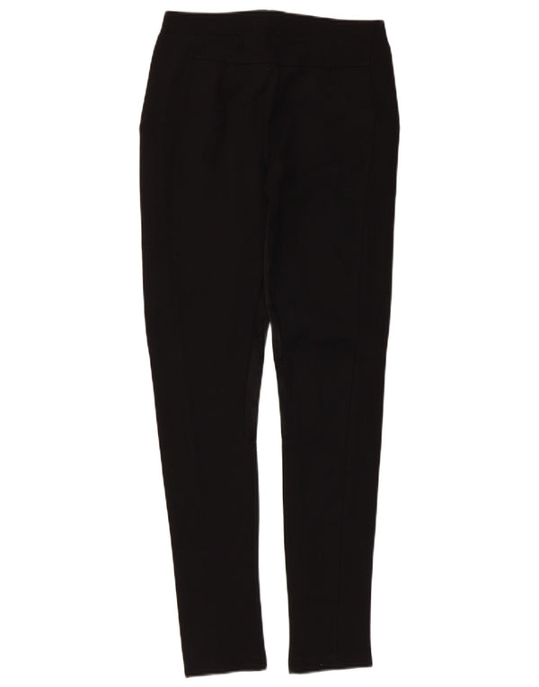 Zara Pantalon décontracté skinny pour femme Petit W26 L27 Noir Viscose