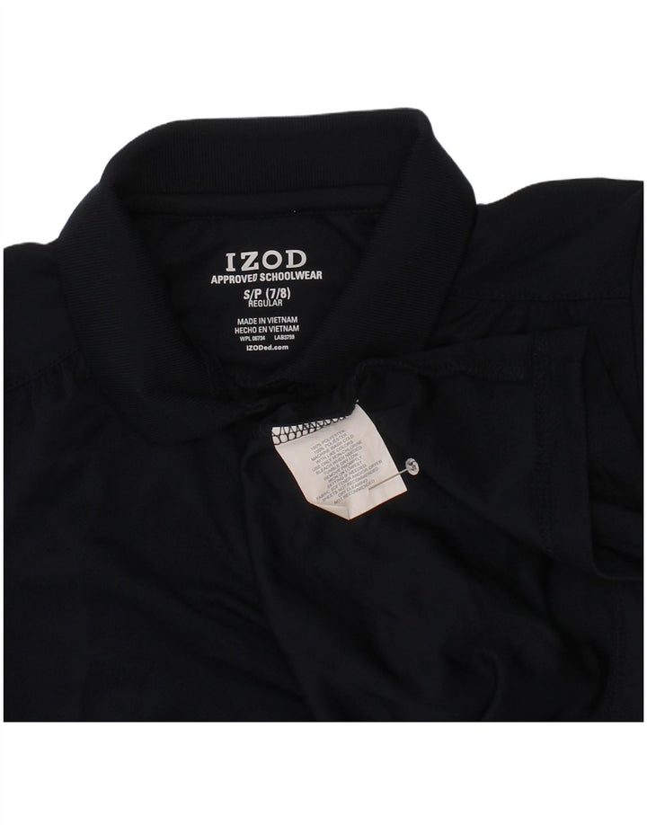 Izod Polo Coupe Regular Fille 7-8 ans Petit Bleu Marine Polyester