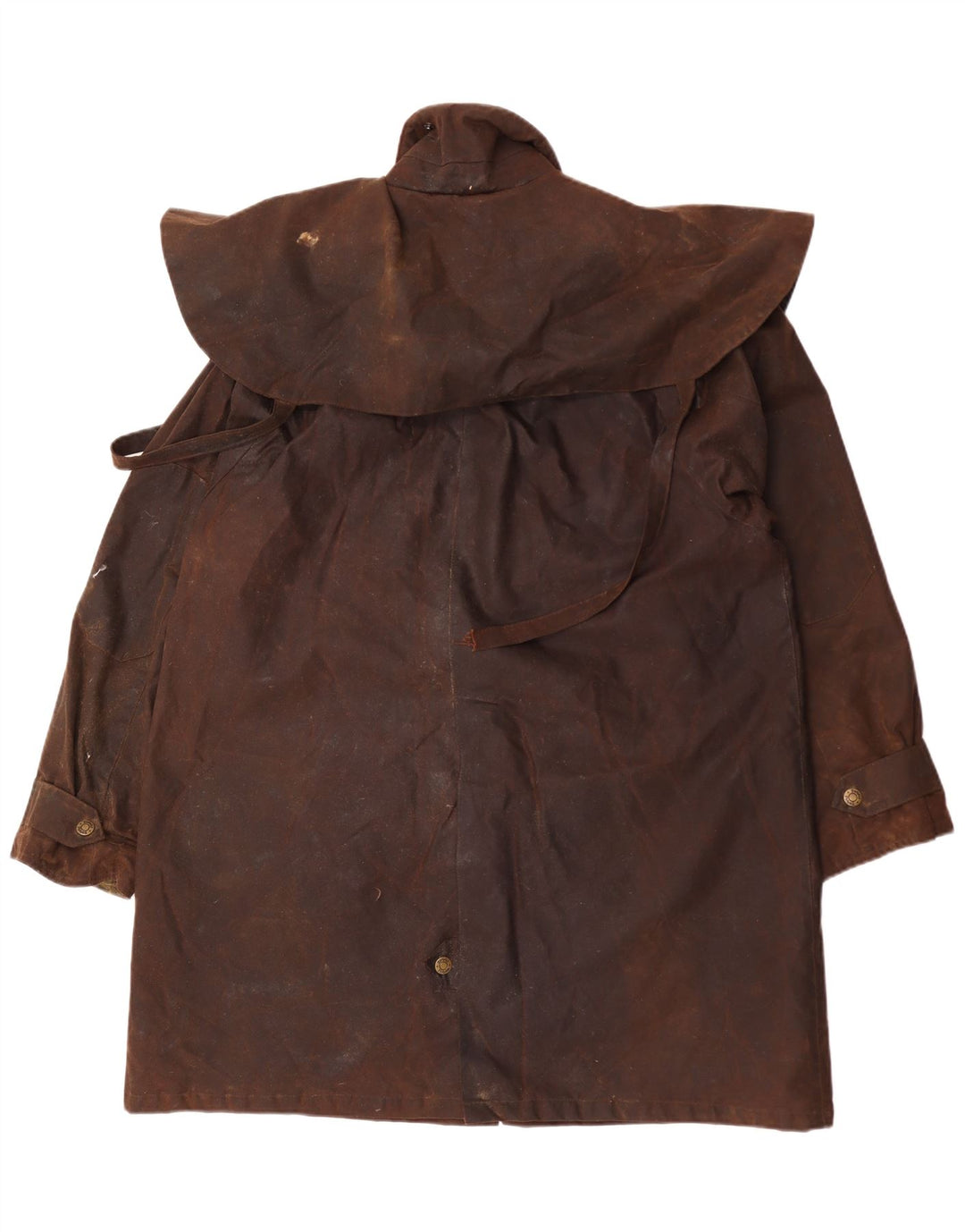 Toggi Manteau surdimensionné en coton ciré pour femme UK 16 Large Marron