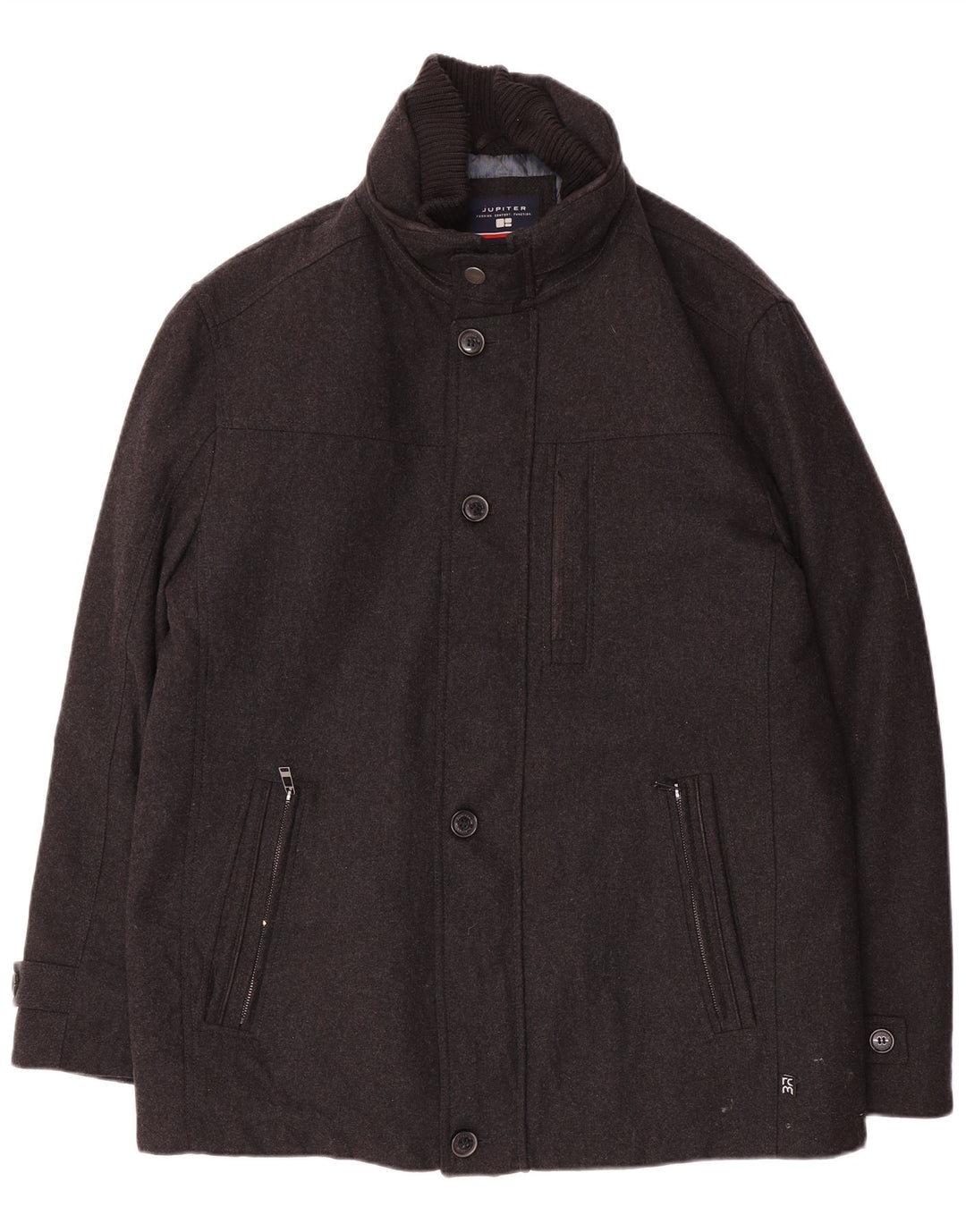 Jupiter Manteau Homme UK 42 XL Laine Grise