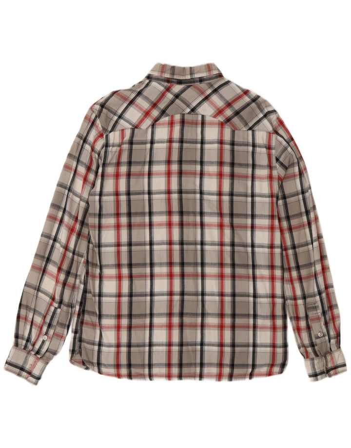 Levi's Chemise Flannel Homme Gris Moyen Carreaux Coton
