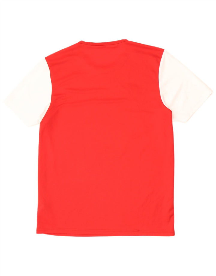 Adidas Homme Aeroready T-Shirt Top Rouge Moyen Polyester Colorblock