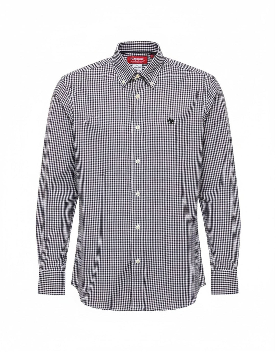 Kappa Chemise Homme Bleu Moyen Vichy Coton