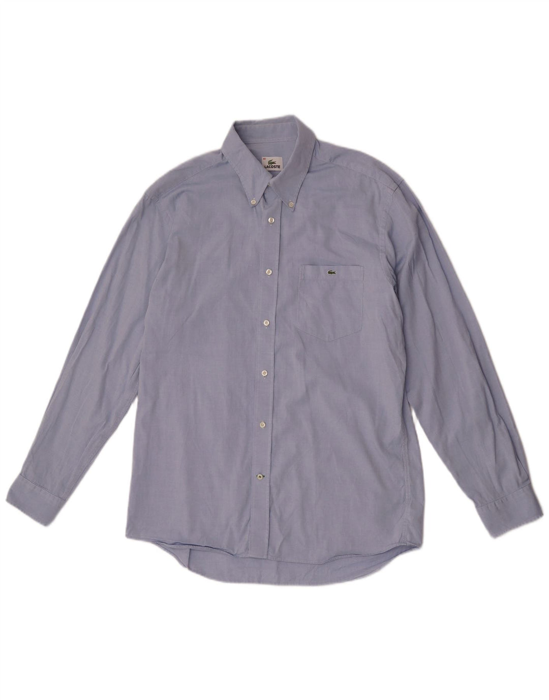 Lacoste Chemise Homme Taille 40 Coton Bleu Moyen
