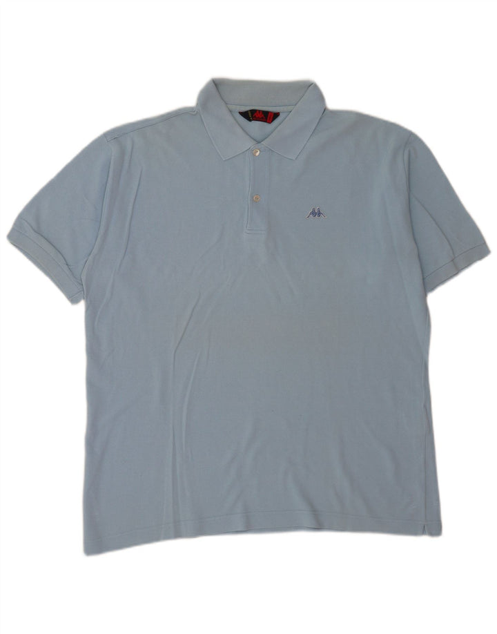 Kappa Polo Homme Grand Bleu Coton