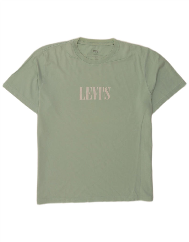 Levi's T-Shirt Relaxed Fit Graphic Homme Vert Moyen Coton