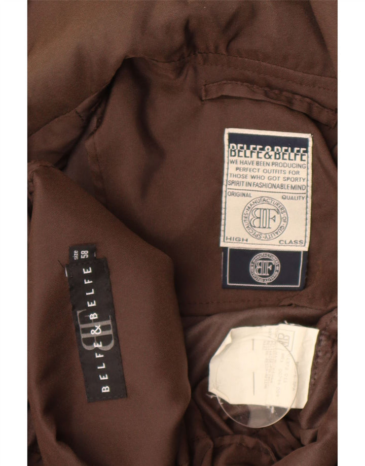Belfe & Belfe Veste Parka À Capuche Homme IT 58 4XL Marron Polyamide